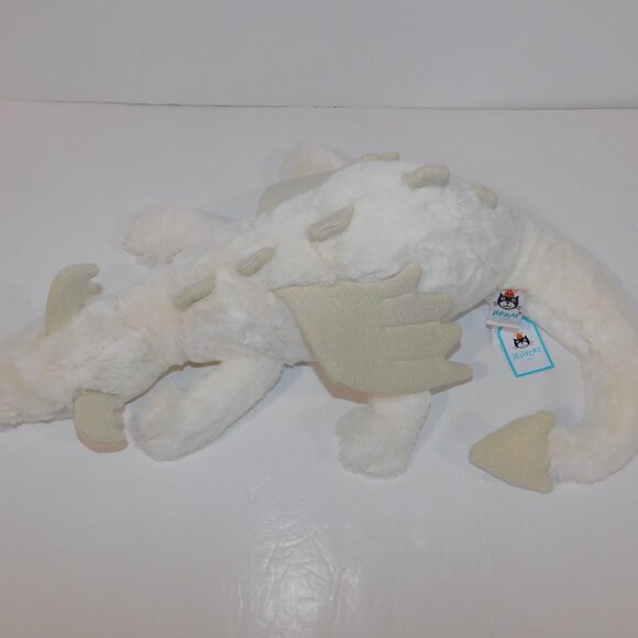 Jellycat Large Snow Dragon SNWD22 New with Tag Original Run 2020 NWT - Picture 6 of 11